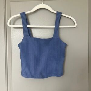 AE square neck cropped tank top - Small